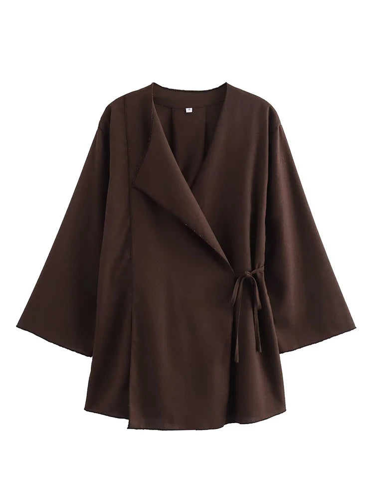 AIMÉEVOGUE LINEN 2 PIECES KIMONO